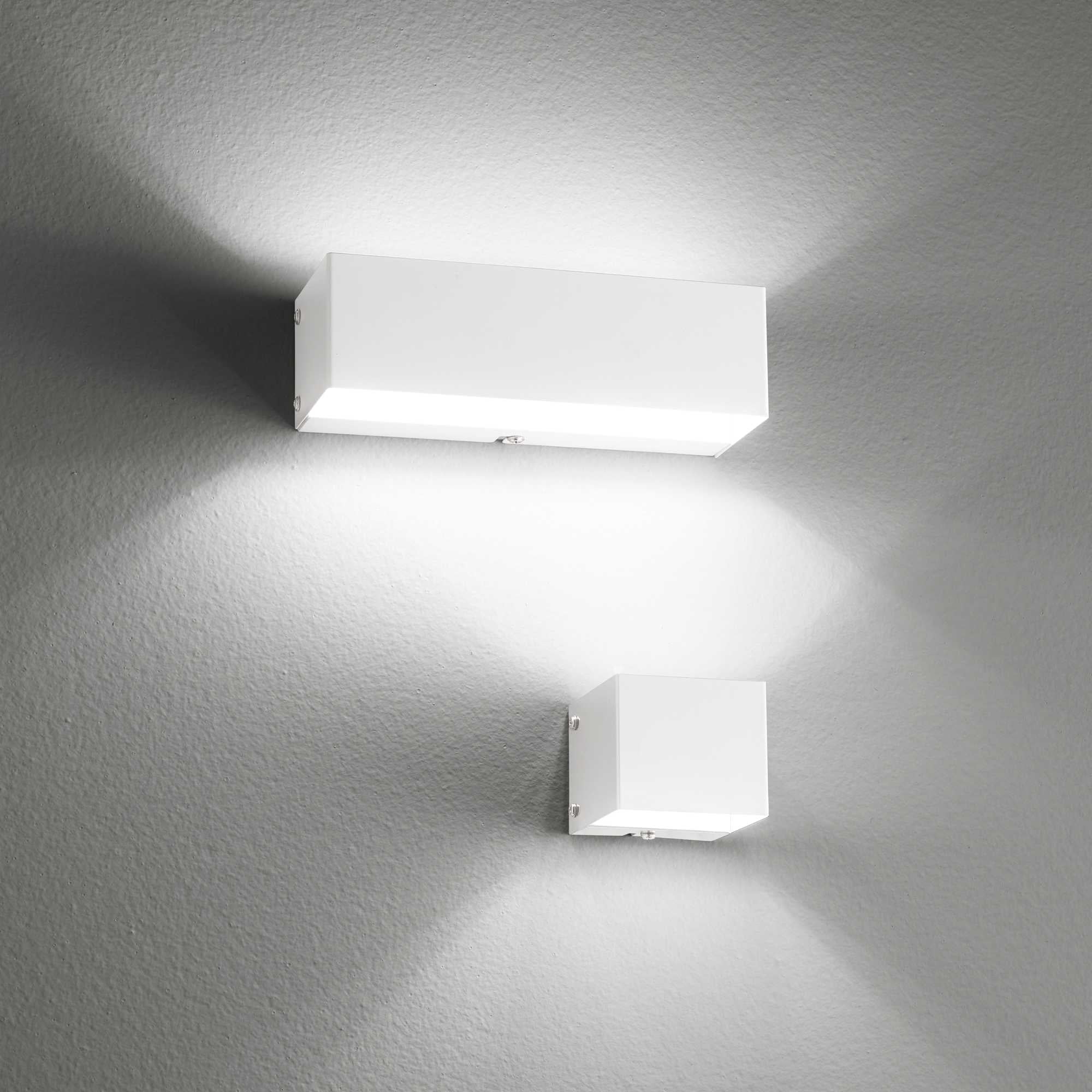 Flash Wall Light Portrait/Landscape - White Finish - Cusack Lighting