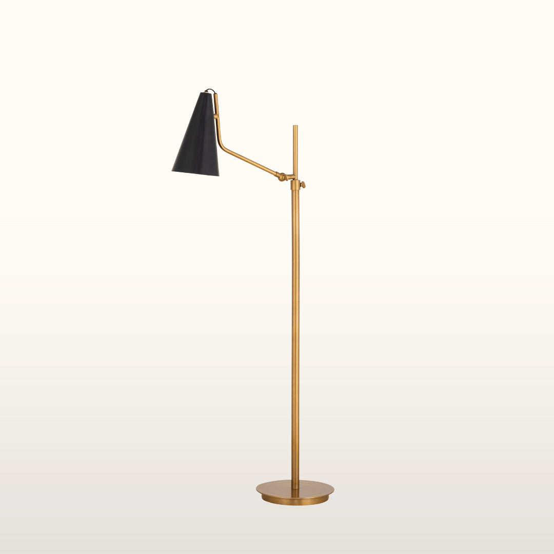 Black Cone Shade Floor Lamp