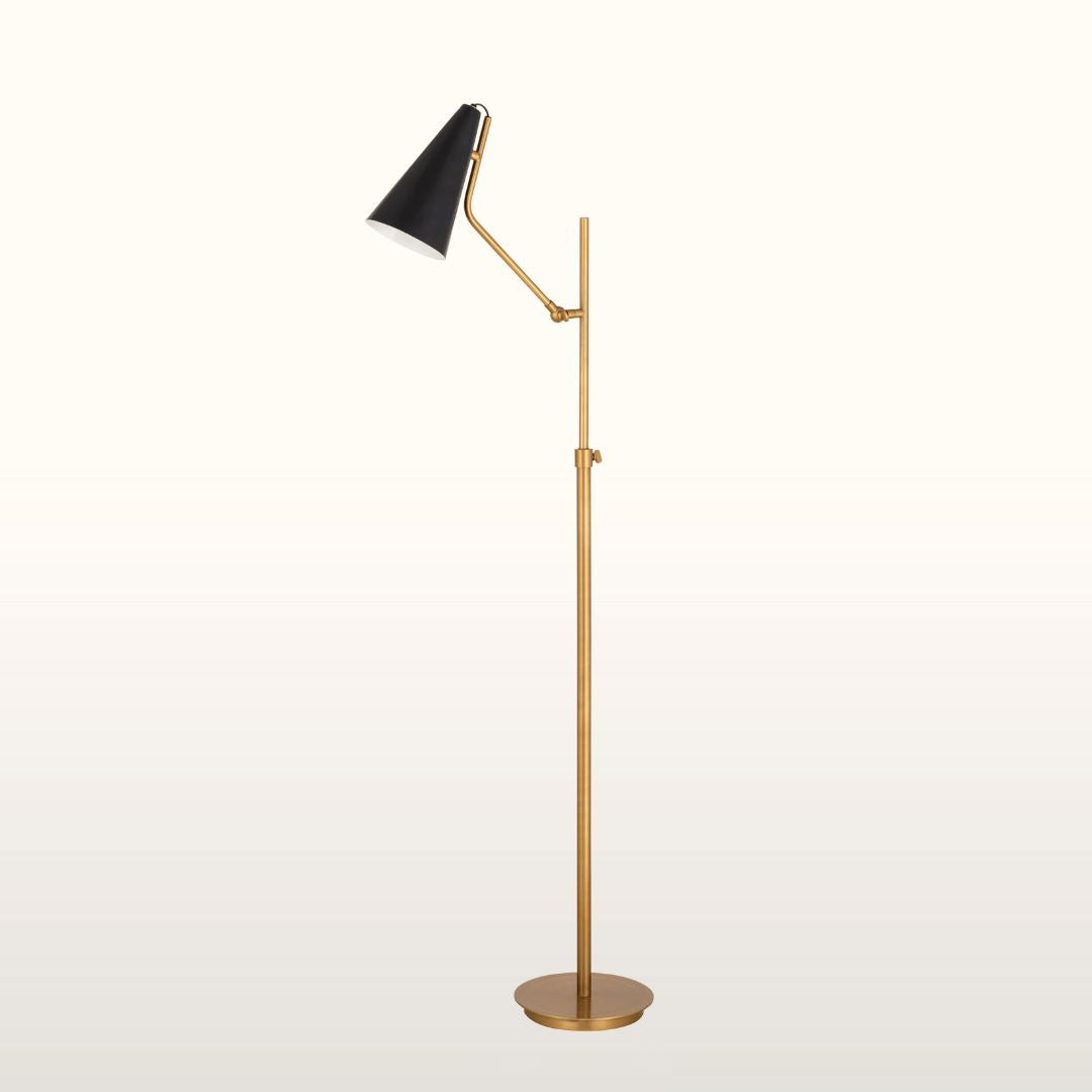 Black Cone Shade Floor Lamp