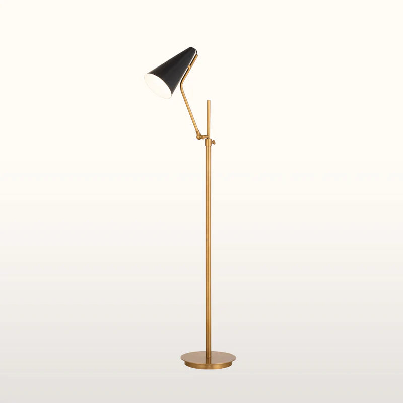 Black Cone Shade Floor Lamp