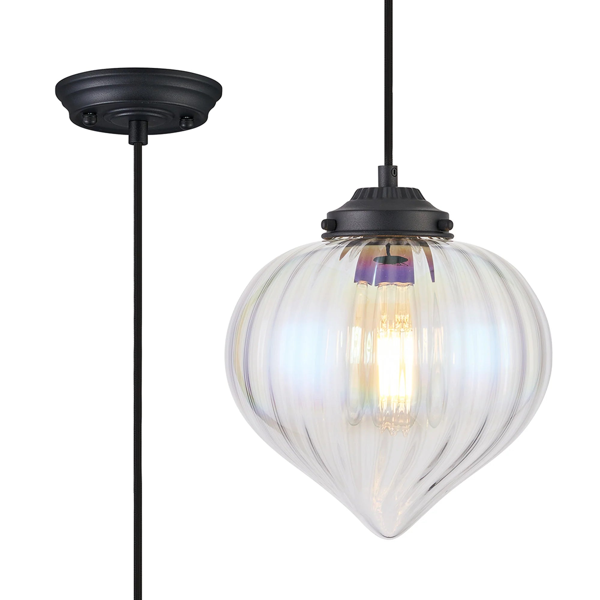 Flora 1Lt E27 Pendant - Various Styles