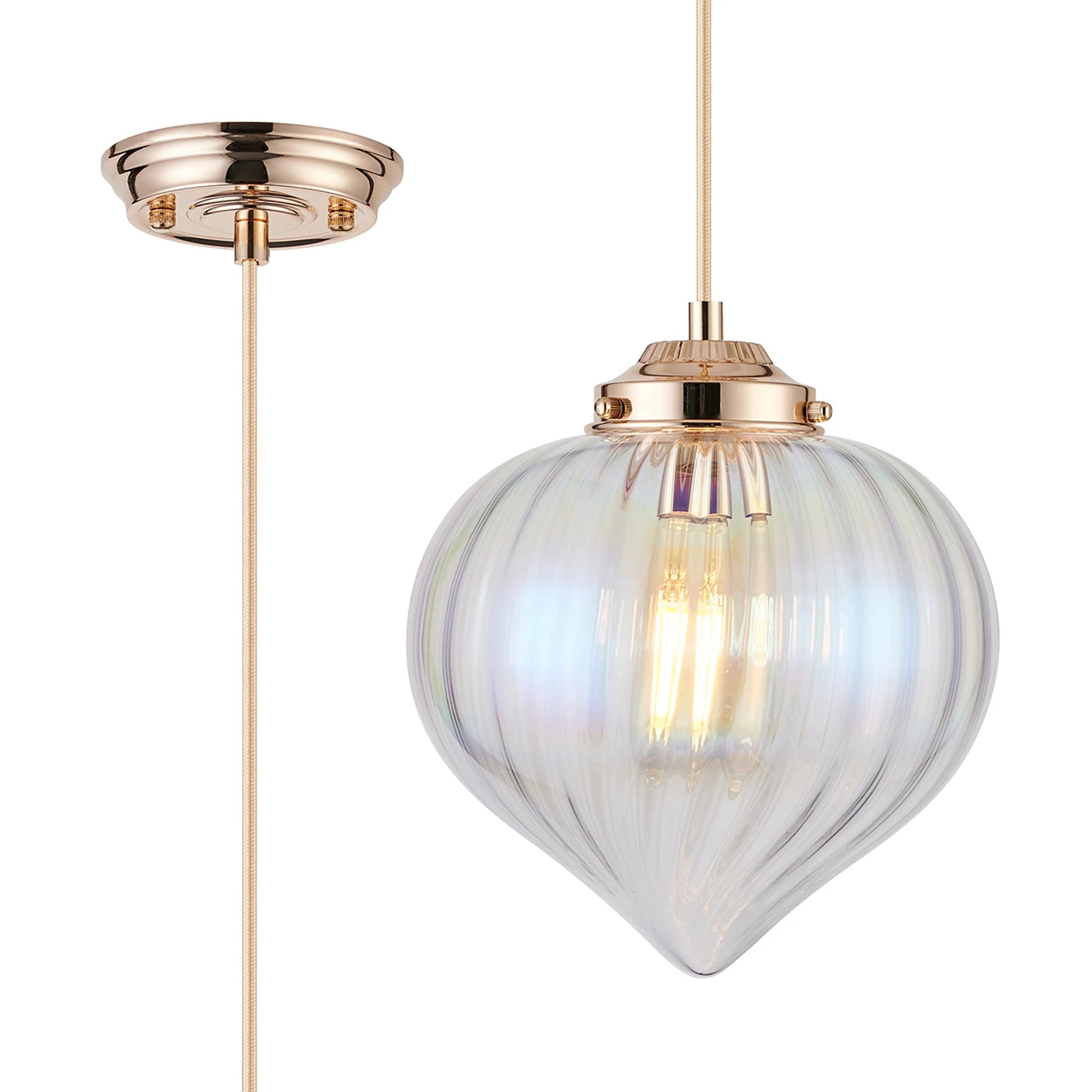 Flora 1Lt E27 Pendant - Various Styles