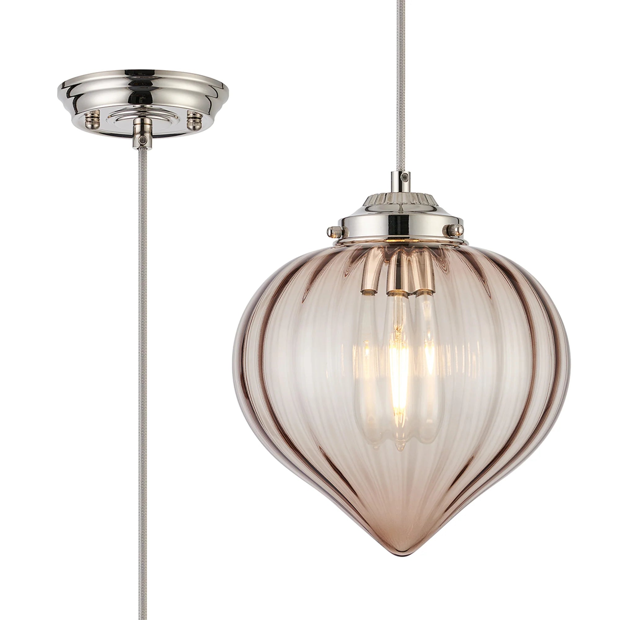 Flora 1Lt E27 Pendant - Various Styles