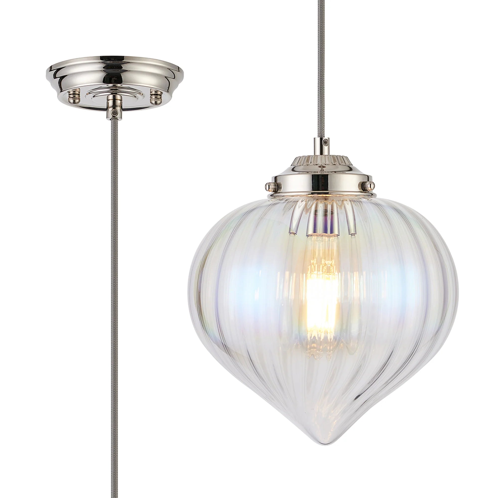 Flora 1Lt E27 Pendant - Various Styles