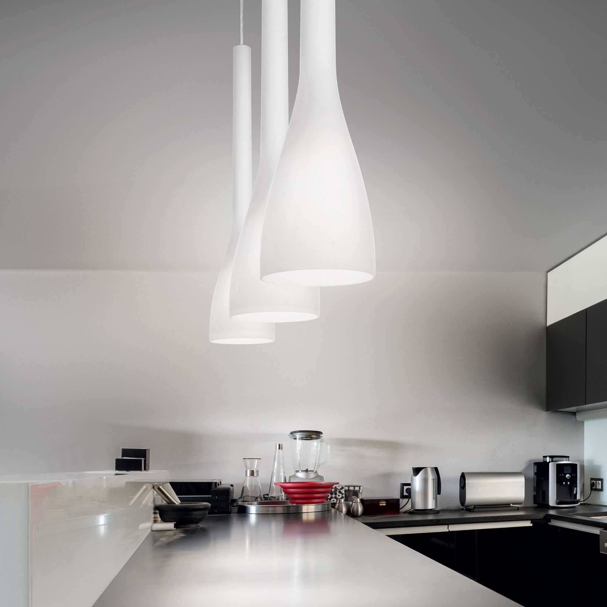 Flut Pendant Small/Big - Black/Red/White Finish - Cusack Lighting