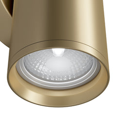 Focus Wall Light - Matt Gold / Black / White