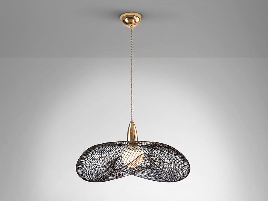 Forma Gold/Black, Chrome/Gold-Finish Pendant