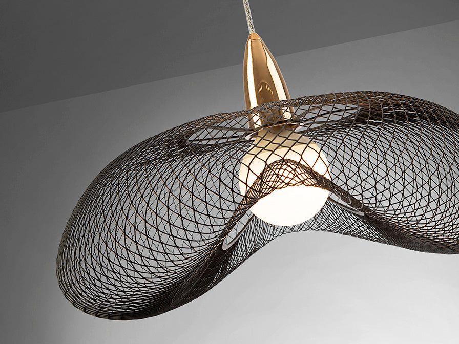 Forma Gold/Black, Chrome/Gold-Finish Pendant