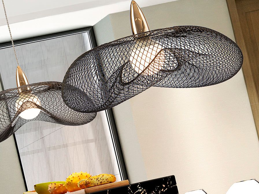 Forma Gold/Black, Chrome/Gold-Finish Pendant