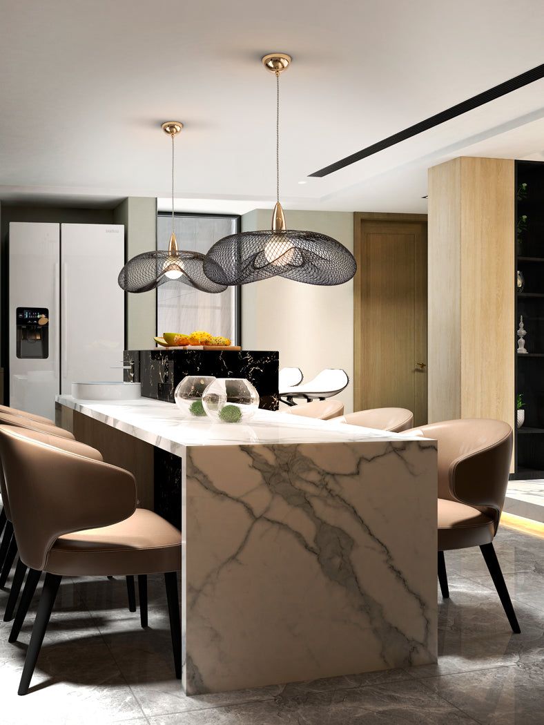 Forma Gold/Black, Chrome/Gold-Finish Pendant