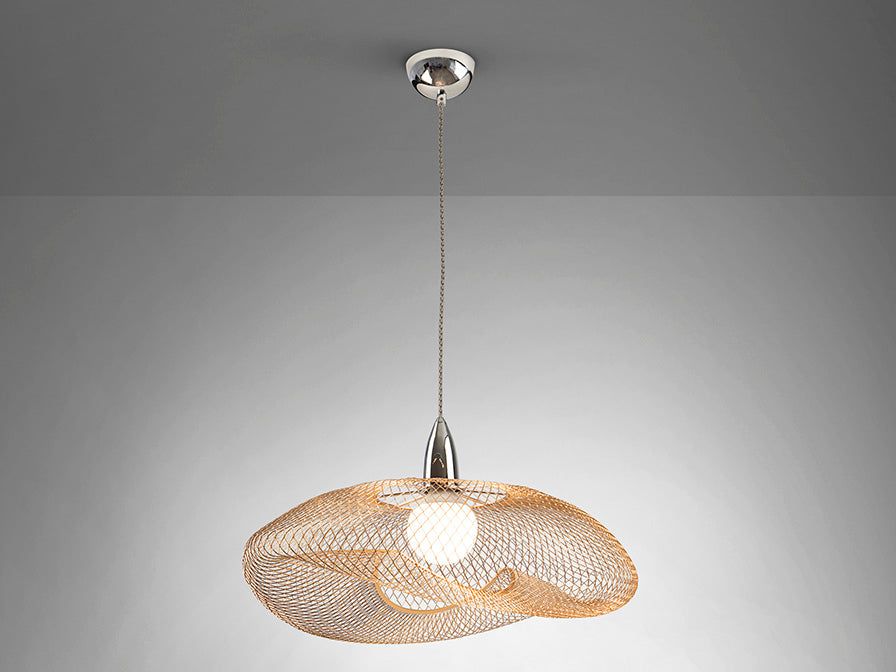 Forma Gold/Black, Chrome/Gold-Finish Pendant