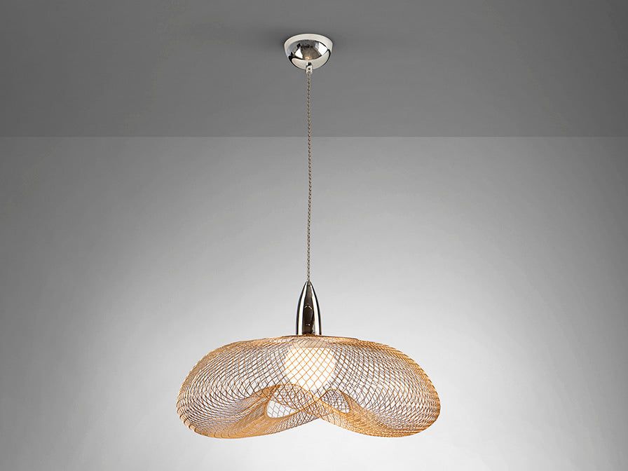 Forma Gold/Black, Chrome/Gold-Finish Pendant