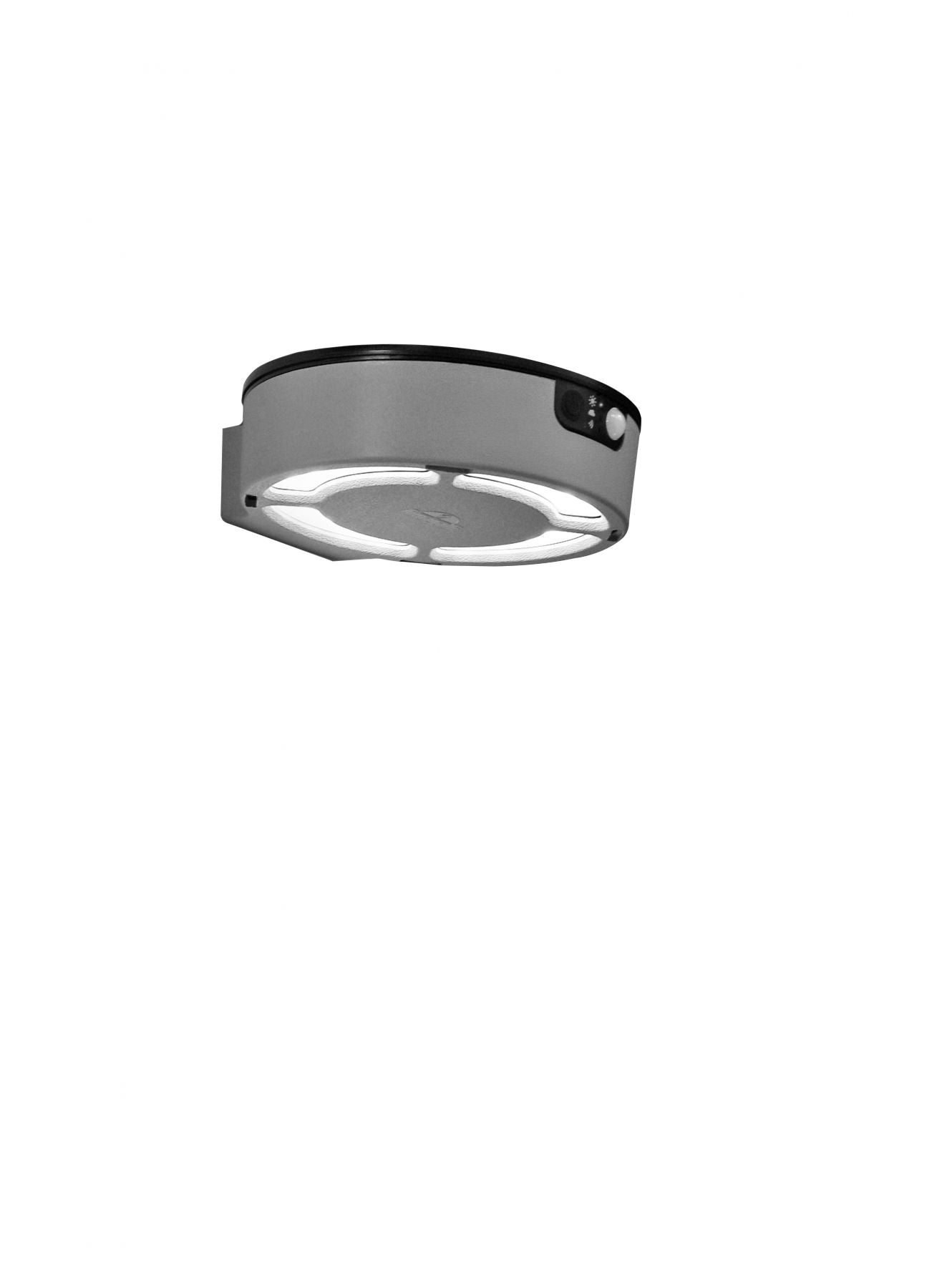 Fortunato 2W Black Solar PIR Wall Light CCT