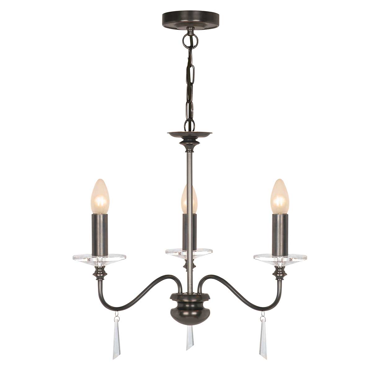 Finsbury 3/6Lt Multi-Arm Pendant - Various Colours
