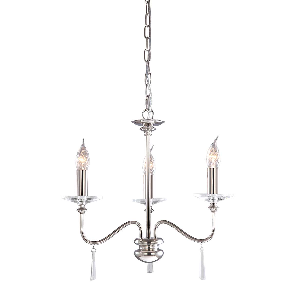 Finsbury 3/6Lt Multi-Arm Pendant - Various Colours