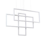 Frame sp rettangolo LED Pendant Lights - White Finish, IP20