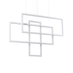 Frame sp rettangolo LED Pendant Lights - White Finish, IP20