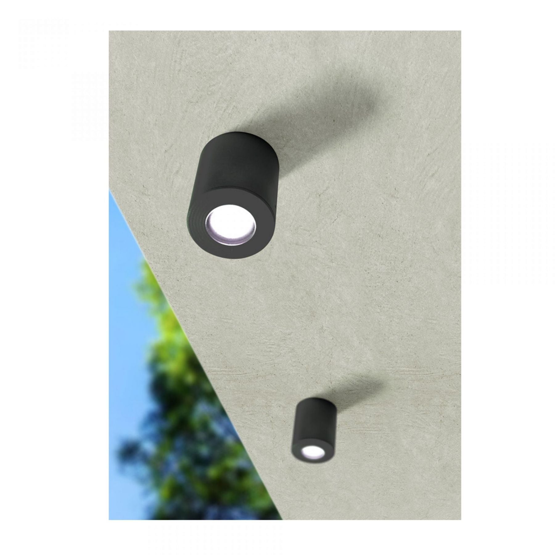 Franca 90 Black/Grey LED 3.5W Light