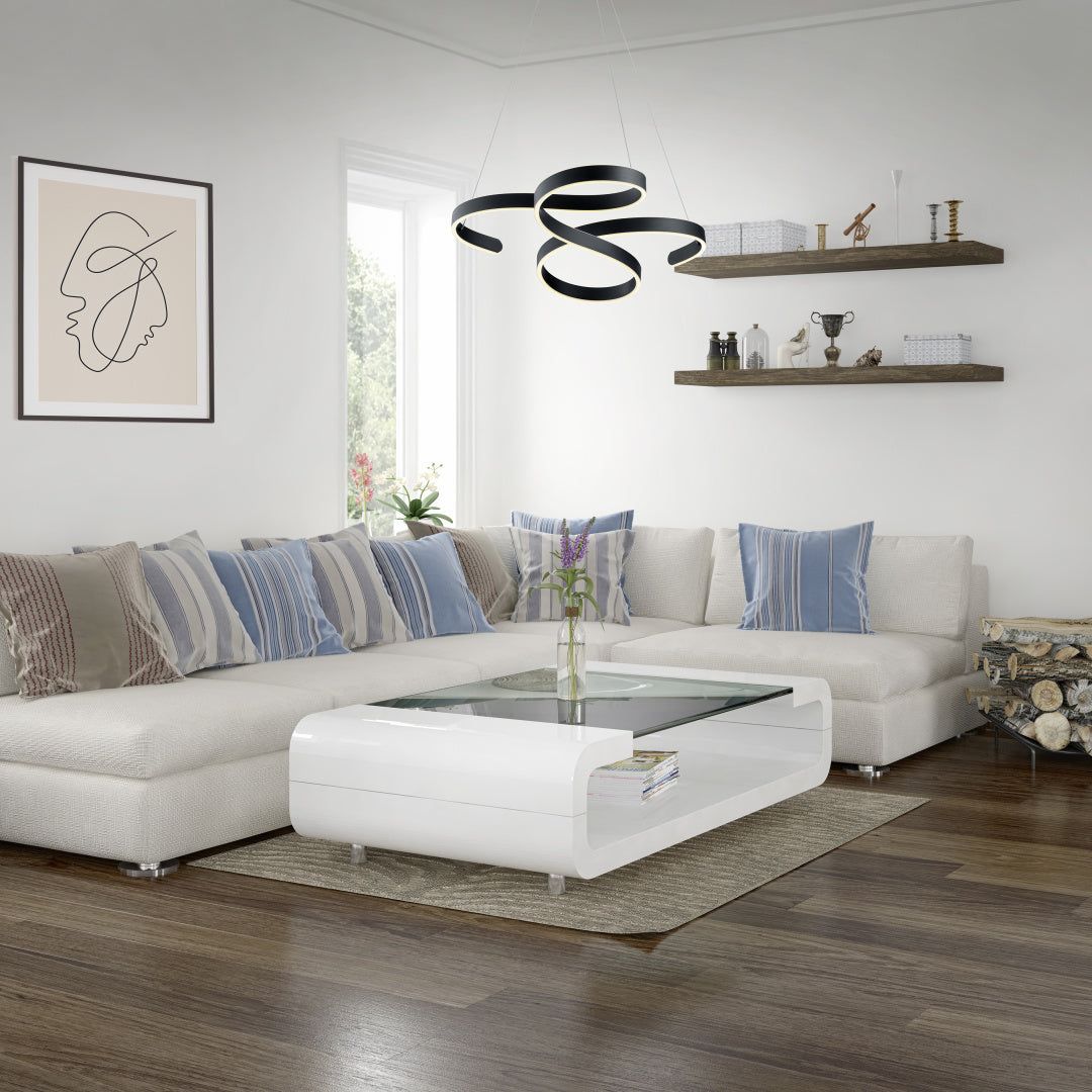 Francis LED Hanging Light - Anthracite Finish