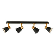 Fry 4Lt Bar Spotlight Black & Rose Gold