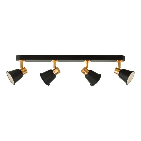Fry 4Lt Bar Spotlight Black & Rose Gold