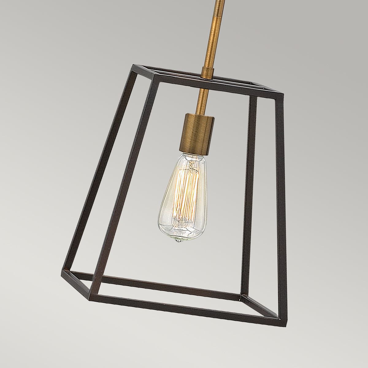 Fulton 1L Pendant Ceiling Light - Bronze Finish