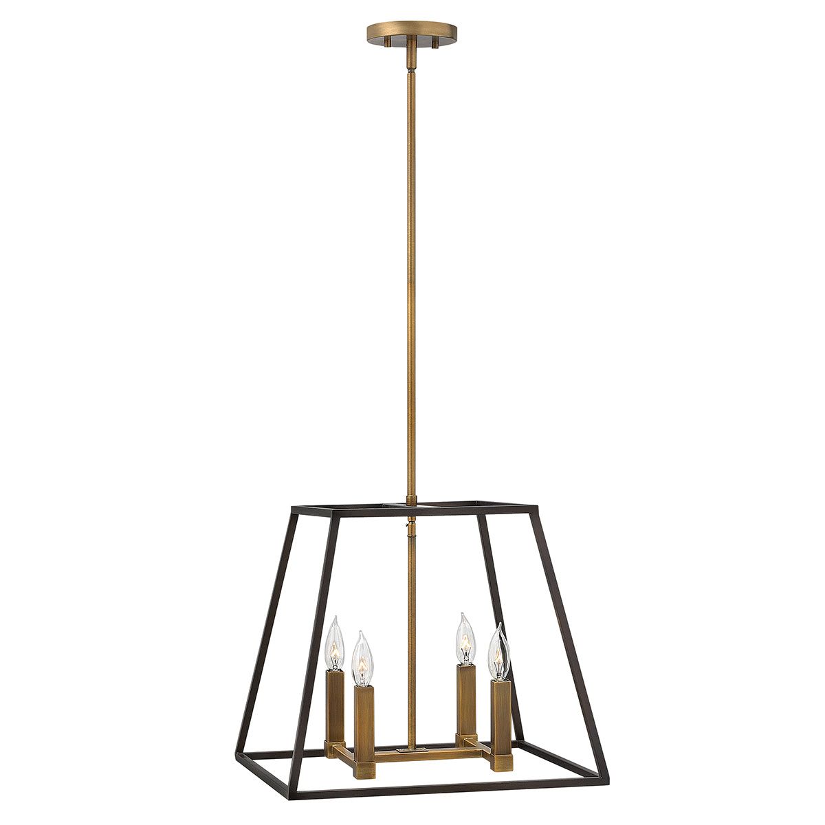 Fulton 4L Pendant Ceiling Light - Bronze Finish