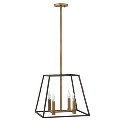 Fulton 4L Pendant Ceiling Light - Bronze Finish