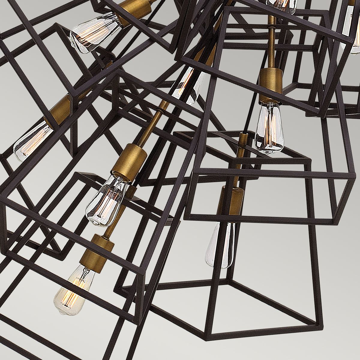 Fulton 13L Cluster Ceiling Light - Bronze Finish