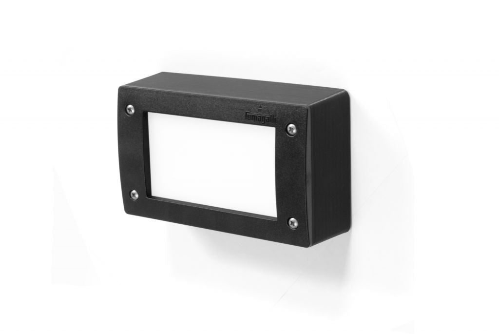 FUMAGALLI Extraleti 100/300 Black Opal GX53 LED 6W Surface Wall Light Garden Lights