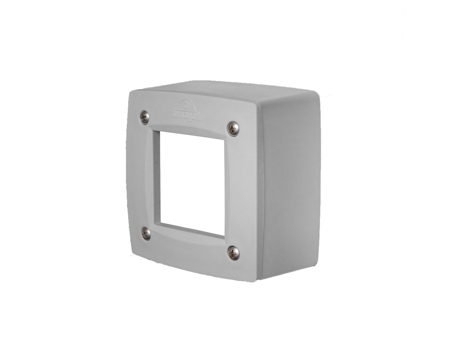 Fumagalli Magnalux Extra Leti 100 Square Black/Grey Opal LED GX53 3W 