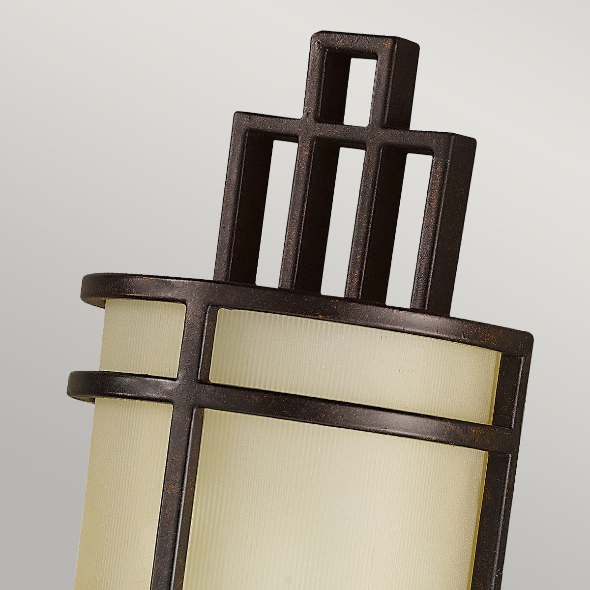 Fusion 1Lt Wall Light - Grecian Bronze Finish
