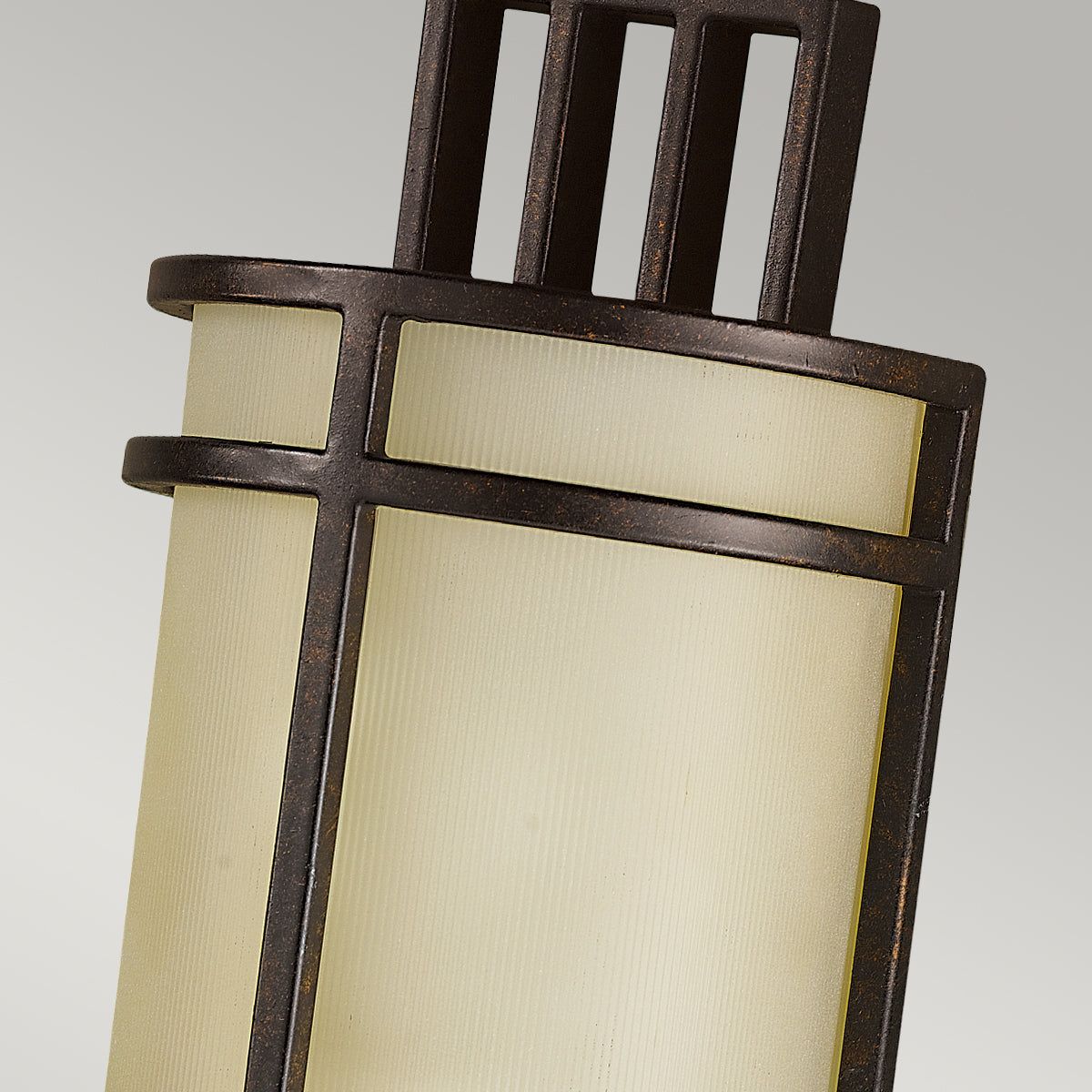 Fusion 1Lt Wall Light - Grecian Bronze Finish