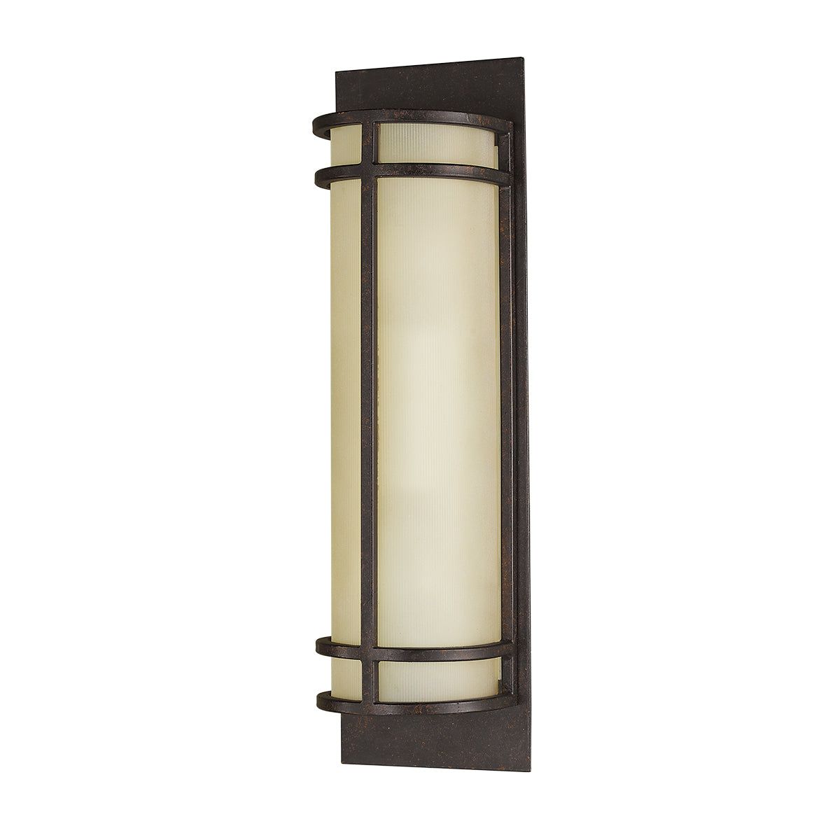 Fusion 1/2Lt Wall Light - Grecian Bronze Finish