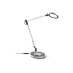 Futura Table Lamp - Aluminum/White/Black Finish - Cusack Lighting