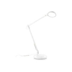 Futura Table Lamp - Aluminum/White/Black Finish - Cusack Lighting