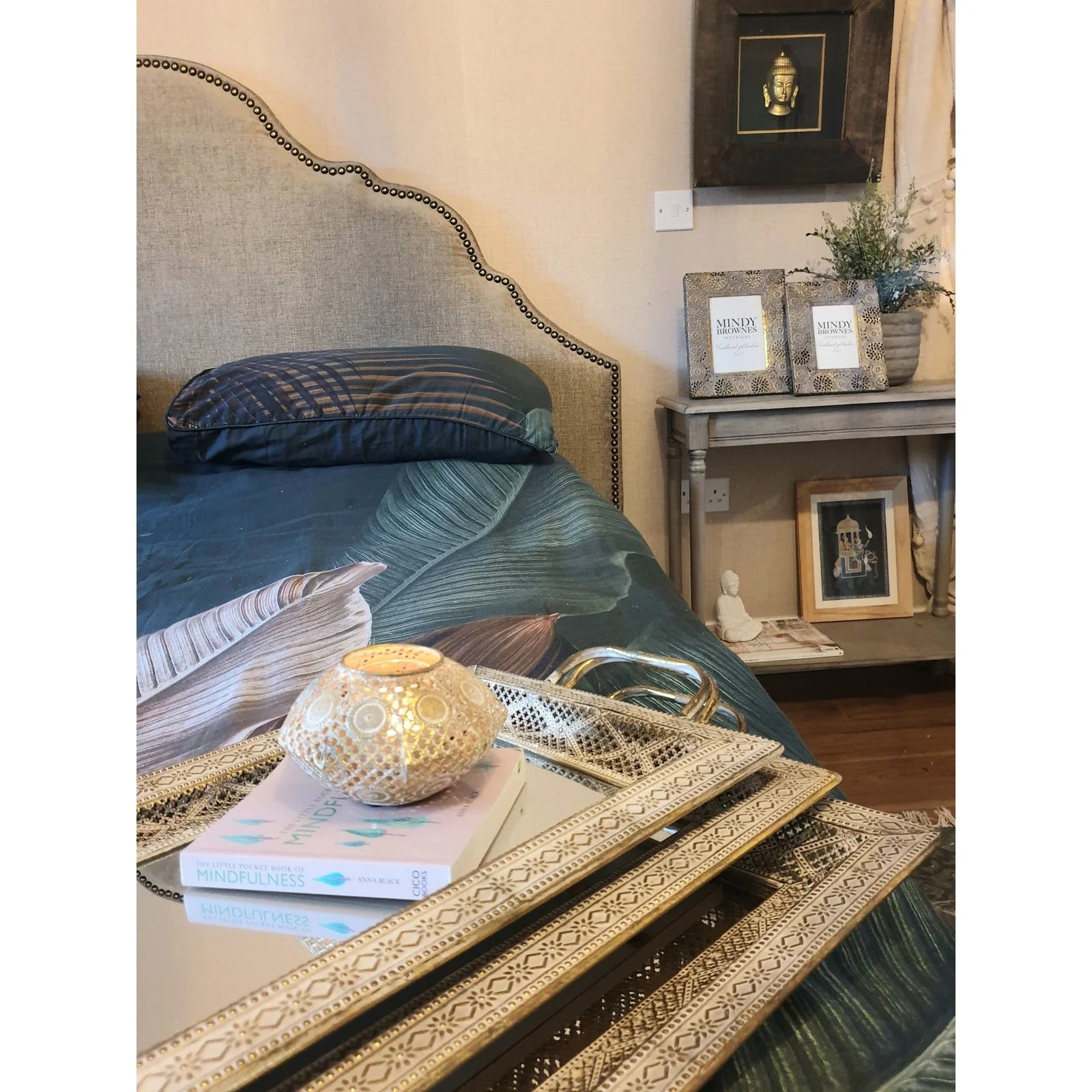 Latifa Tray Set of 3 - Mirrored Finish