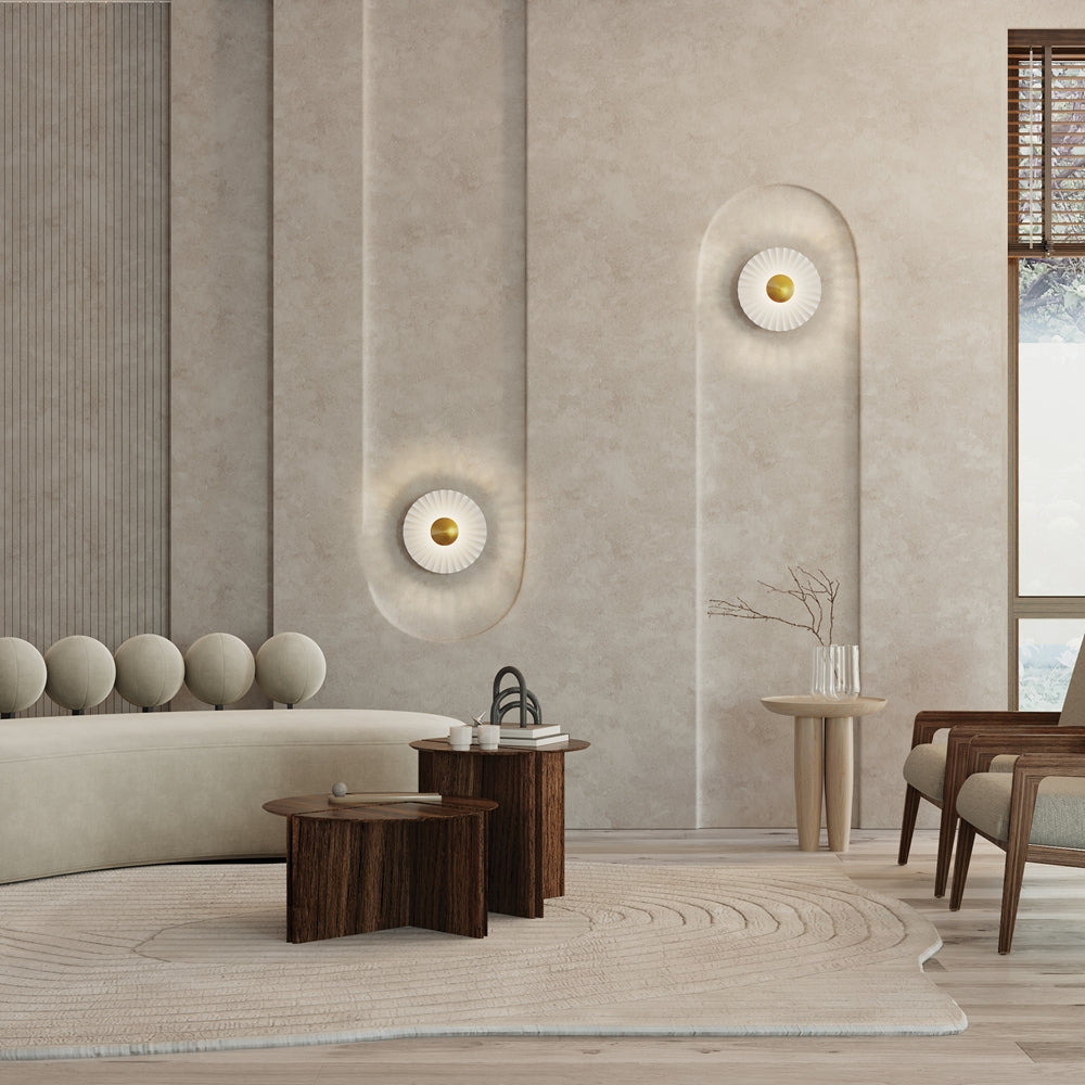 Fiore LED Wall Light - Brass