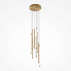 Pendant Lamp Light Stick- Brass/ Black Finish