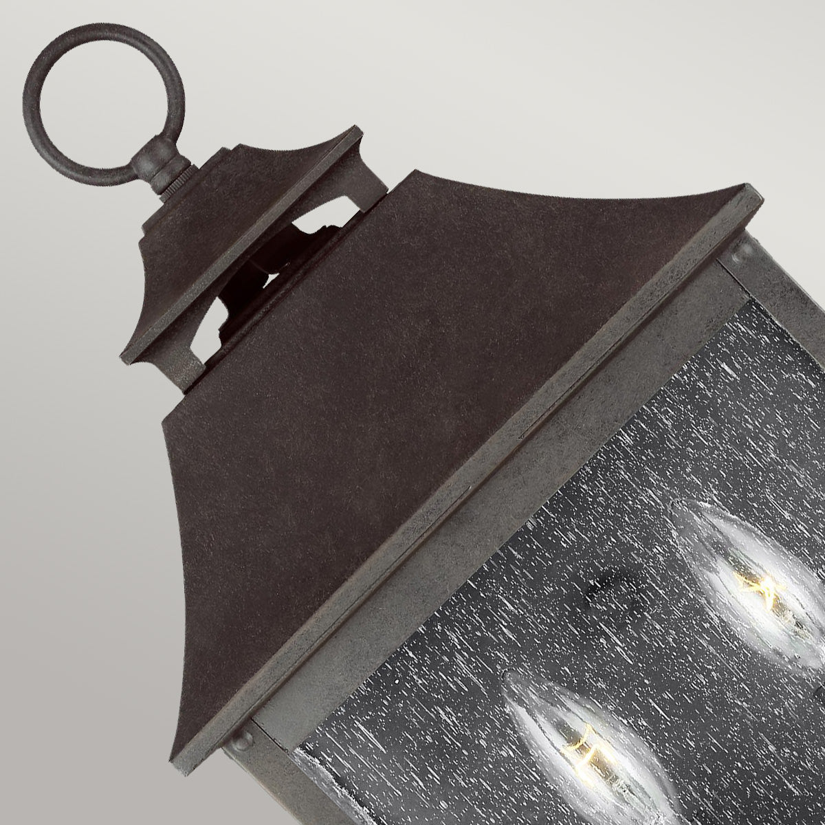 Galena 2Lt Half Wall Lantern – Sable Finish