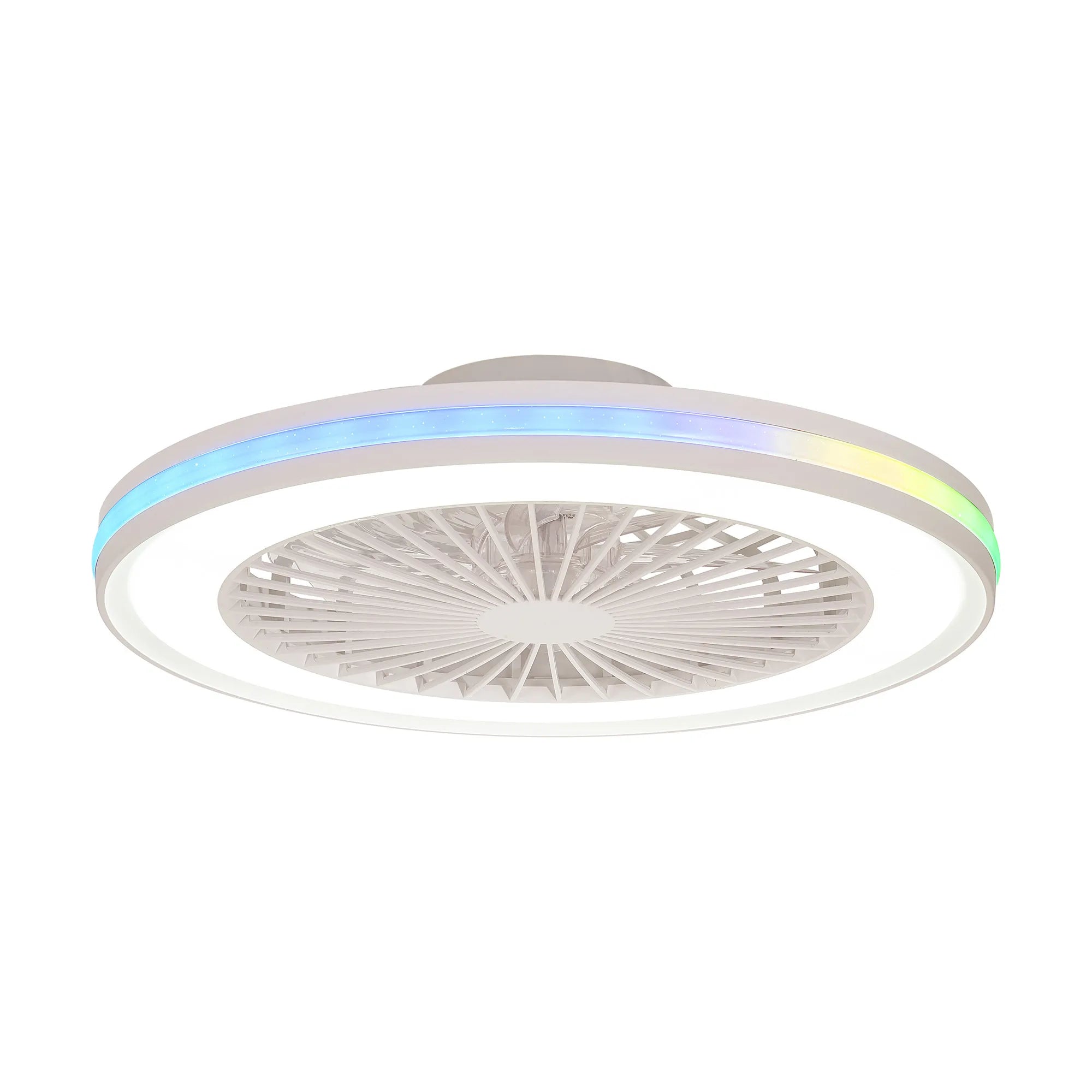 Gamer LED Fan W/e Remote Control - Black/White