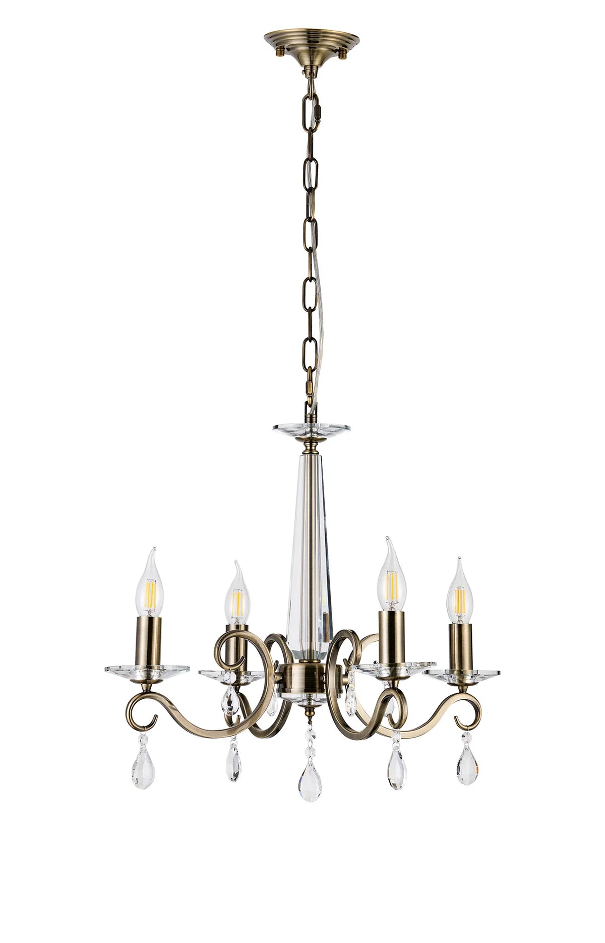 Gracey 4/6/8Lt Chandelier- Various Finishes