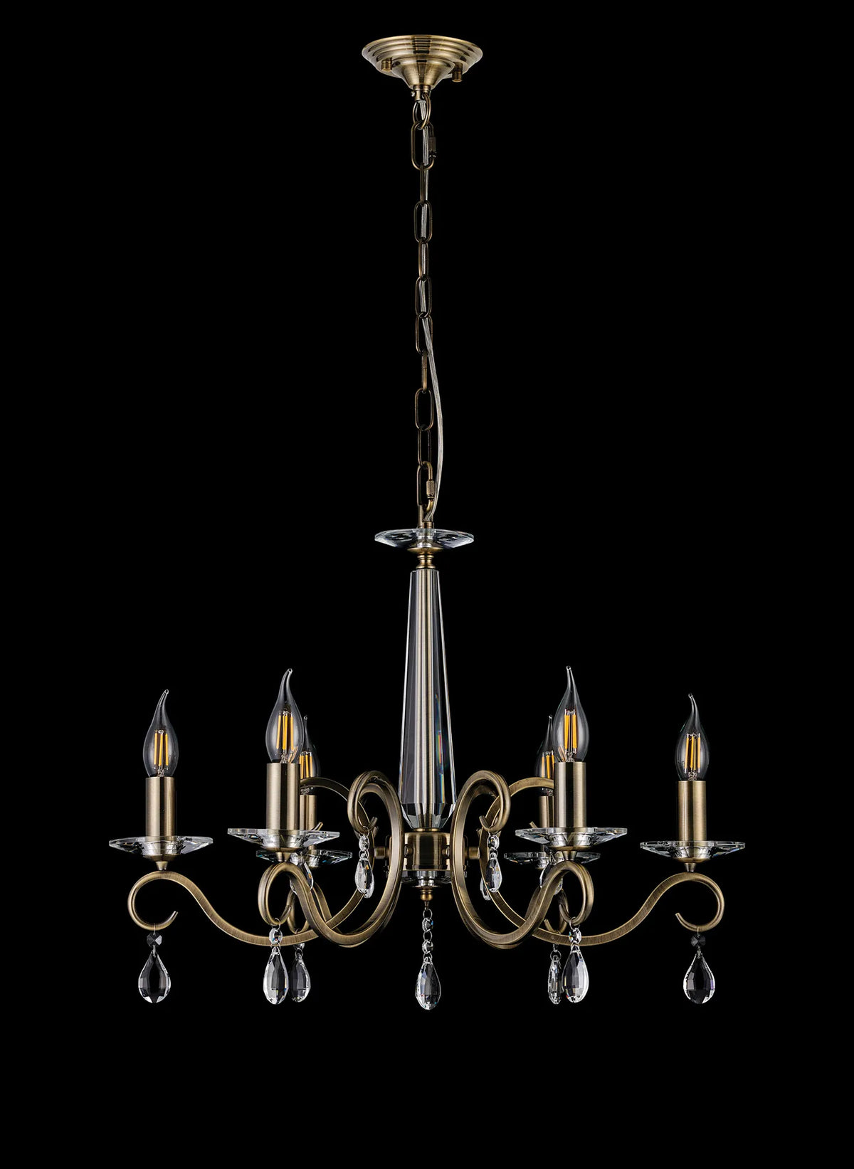 Gracey 4/6/8Lt Chandelier- Various Finishes