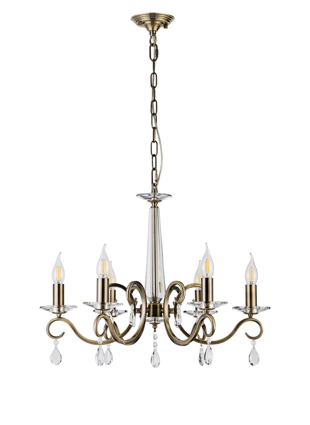 Gracey 4/6/8Lt Chandelier- Various Finishes