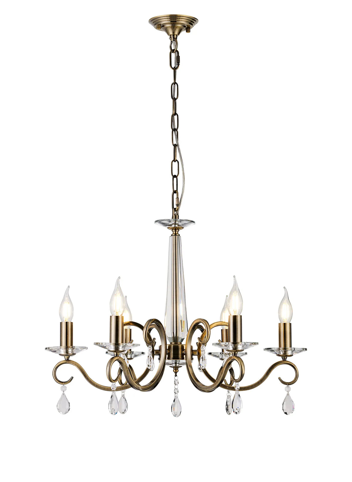 Gracey 4/6/8Lt Chandelier- Various Finishes