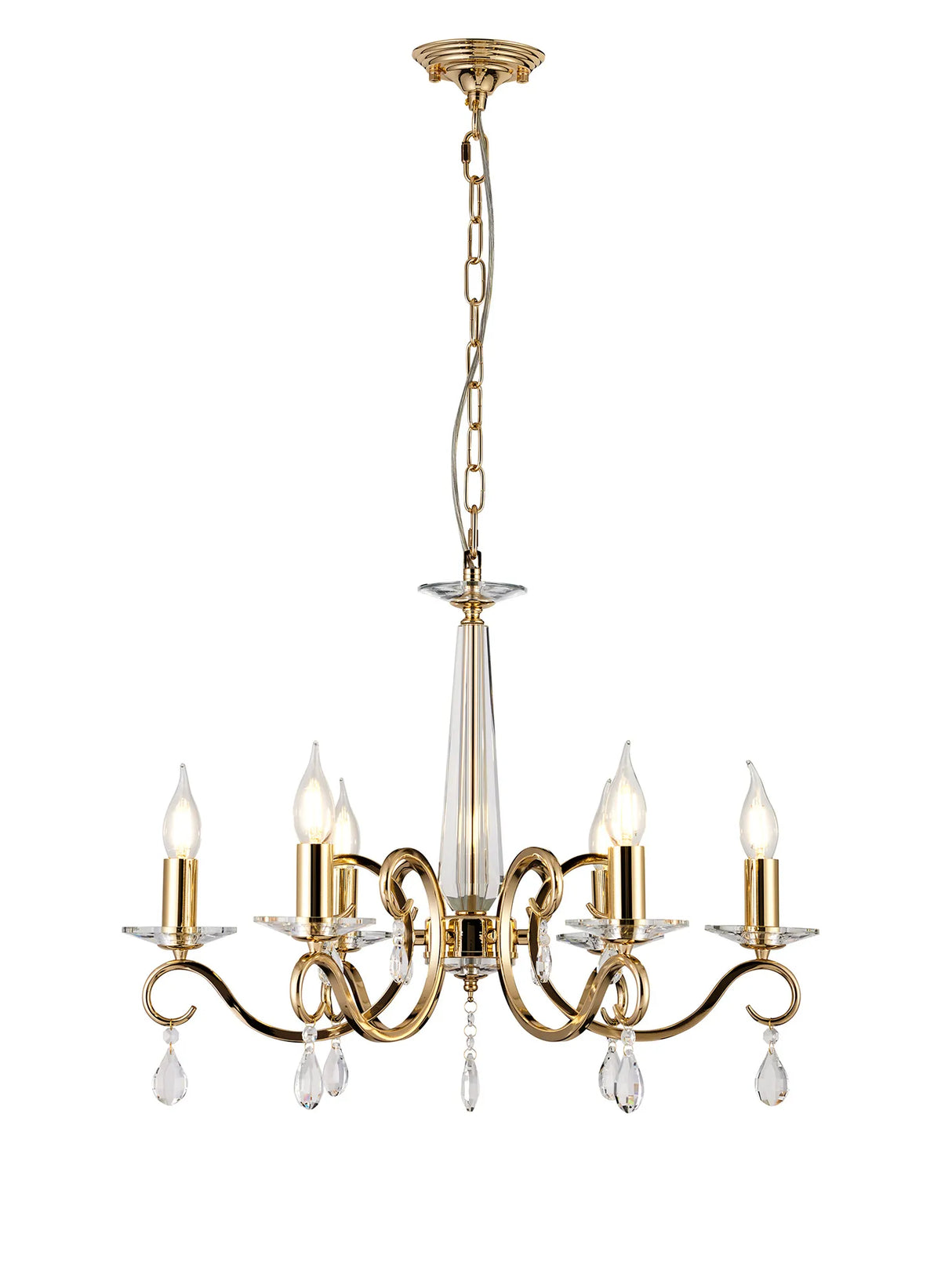 Gracey 4/6/8Lt Chandelier- Various Finishes