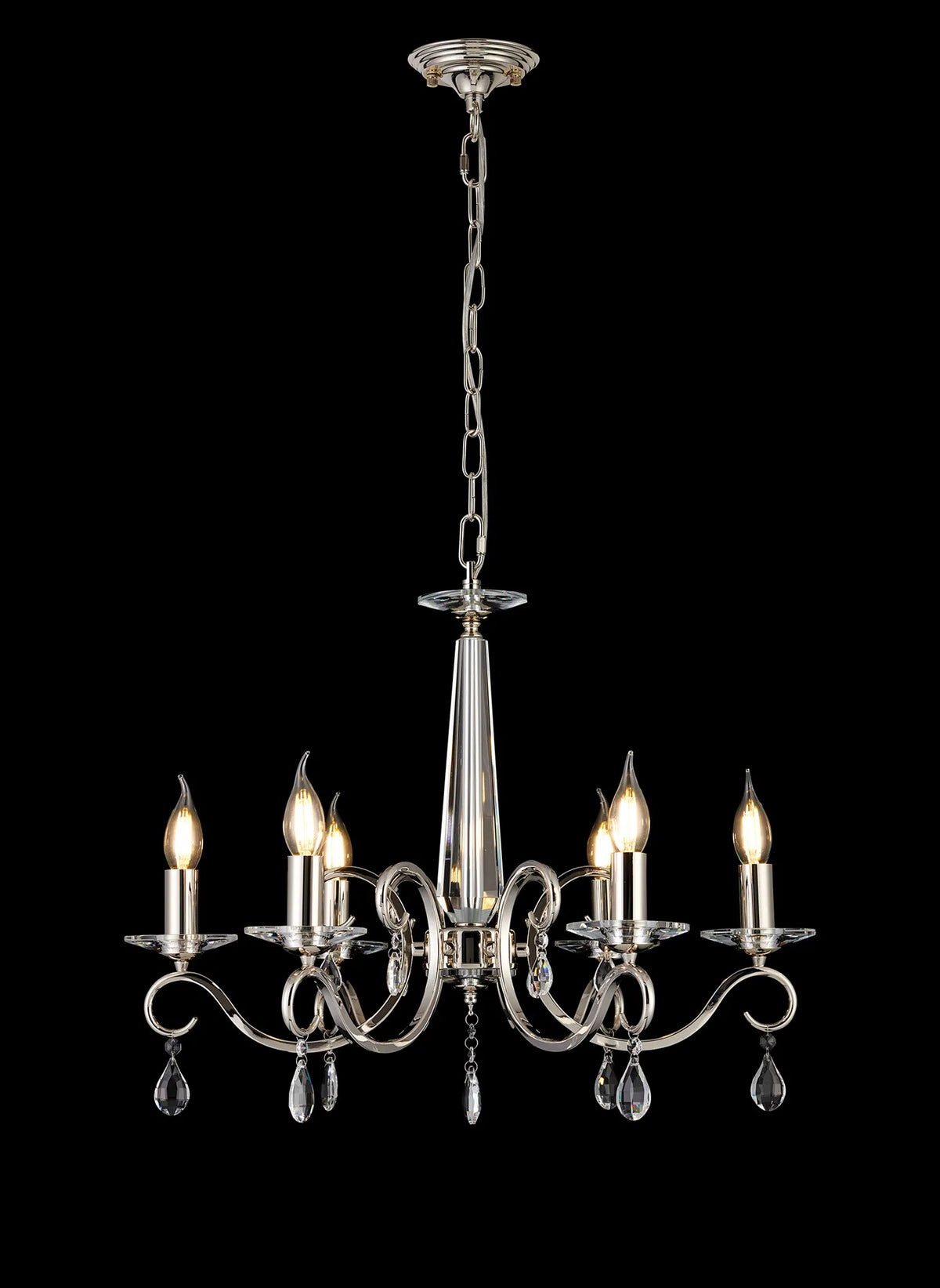 Gracey 4/6/8Lt Chandelier- Various Finishes
