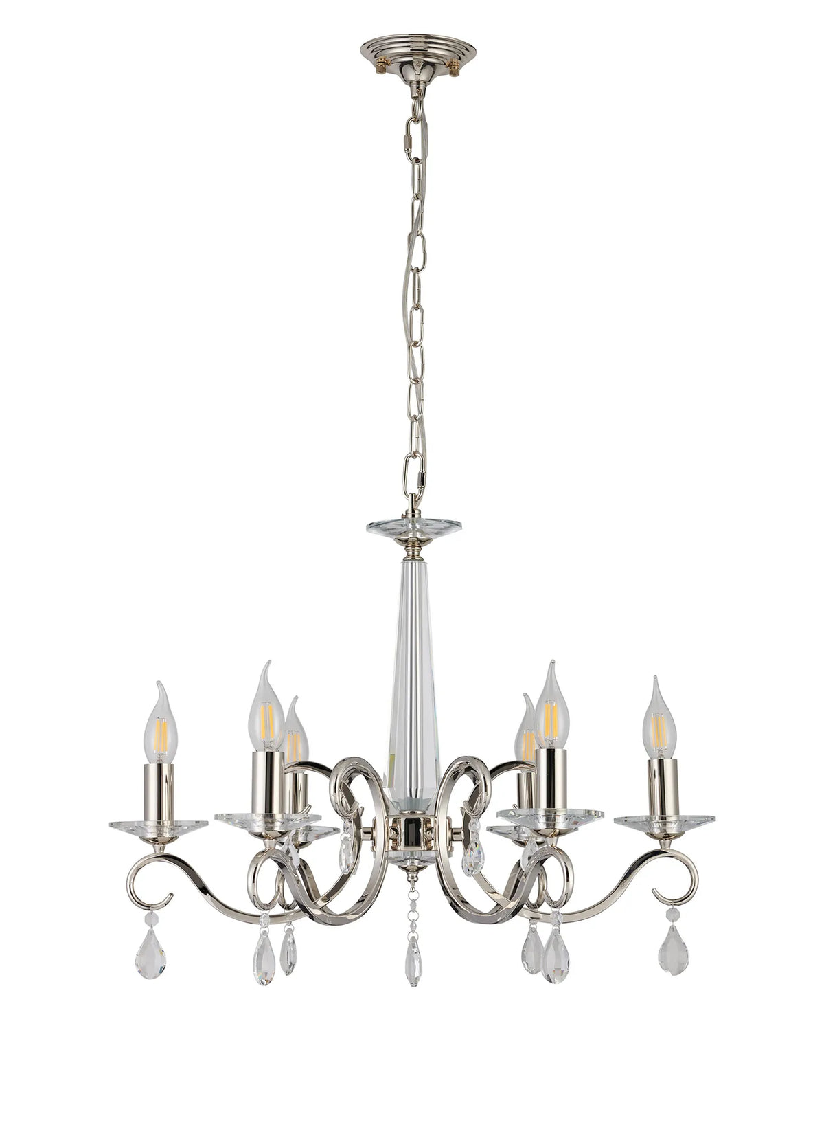 Gracey 4/6/8Lt Chandelier- Various Finishes