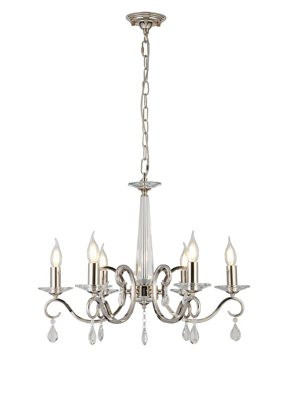 Gracey 4/6/8Lt Chandelier- Various Finishes