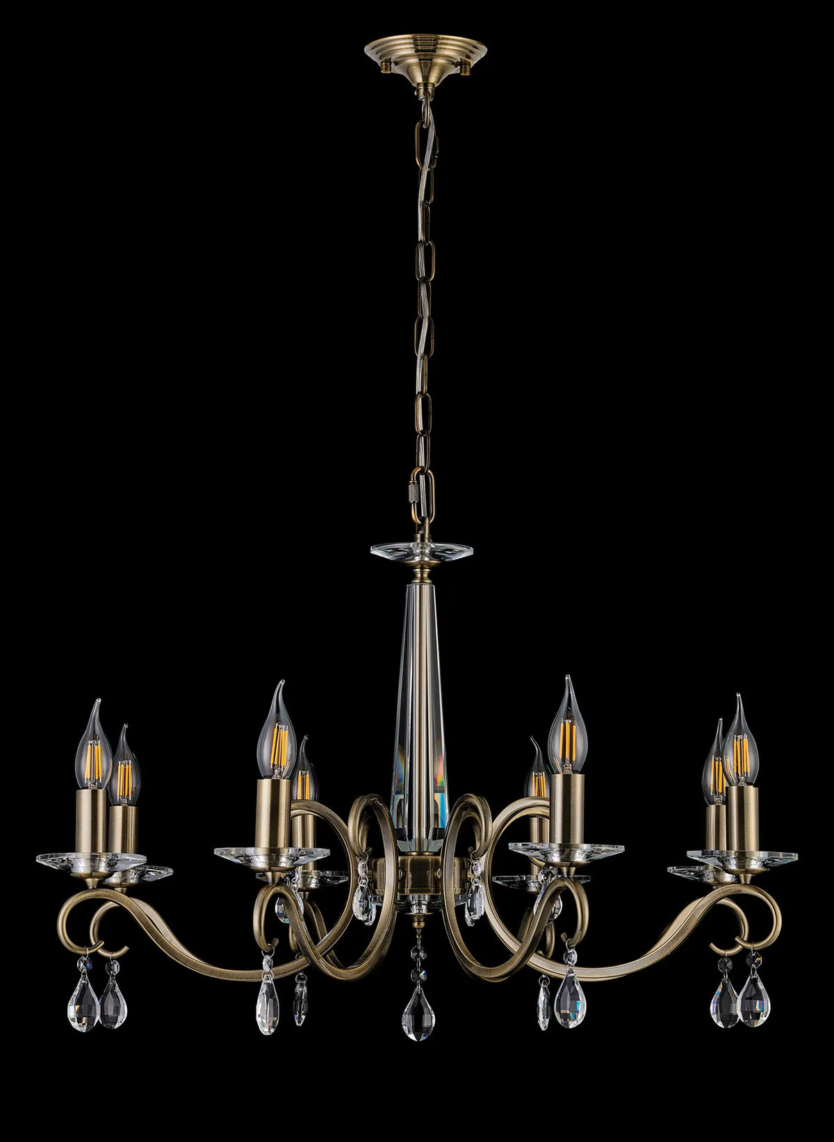 Gracey 4/6/8Lt Chandelier- Various Finishes